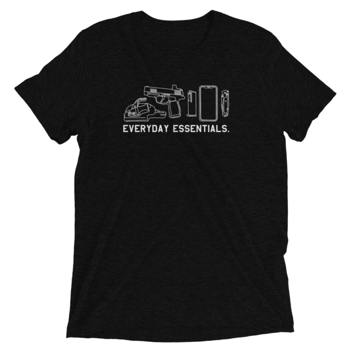 Everyday Essentials Tri-Blend T-Shirt Black